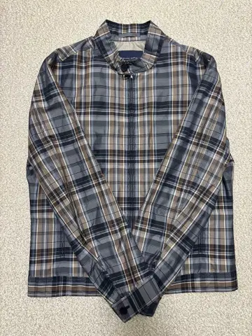 BANANA REPUBLIC 체크 무늬 나일론 자켓 L