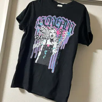 LiSA 라이브 굿즈 iSCREAM 블랙 T셔츠