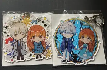 빙속성 남자와 쿨한 동료 여자 특전 아크릴 키링