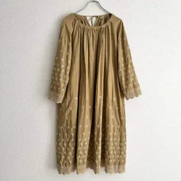 [컨디션 최상] 45R 하케메 컷워크 개더 드레스