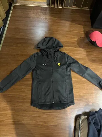 택 포함 새상품 PUMA 페라리 지퍼 후드티 XS