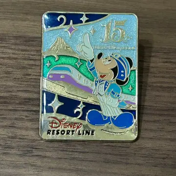 디즈니 리조트 라인 15주년 기념 핀 배지