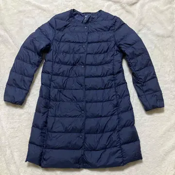 유니클로 울트라 라이트 다운 코트 네이비 L