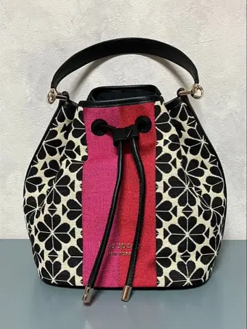 케이트 스페이드 꽃무늬 양동이형 숄더백