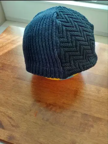 카시라 블랙 네이비 비니 캡