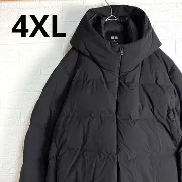 [ 컨디션 최상 ] 유니클로 심리스 다운 후드티 다운 자켓 4XL