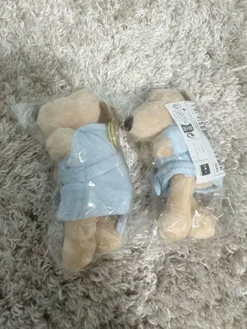 강아지 봉제 인형 키링