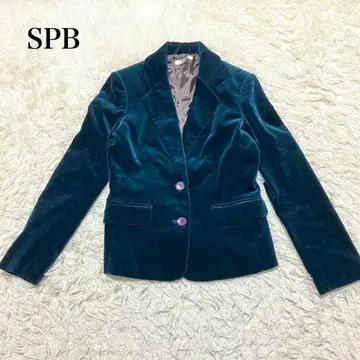 SPB 테일러드 자켓 사이즈 2 벨로아 월드 아우터 고급 무지