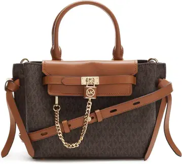 HAMILTON LEGACY 벨티드 새첼 스몰 MK 시그니처