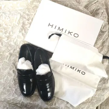 HIMIKO 블랙 로퍼 상자 수납 봉투 포함