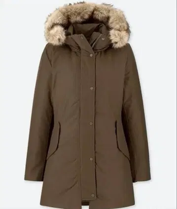 유니클로 논퀼트 다운 숏코트 L 사이즈