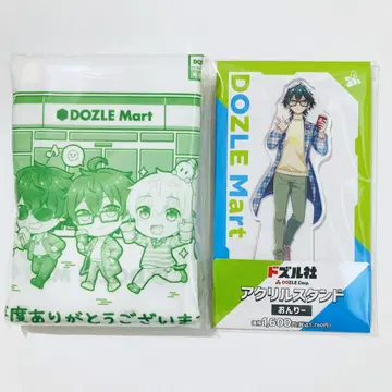 도즈루사 훼미리마트 편의점 봉투풍 에코백과 온리 아크릴 스탠드