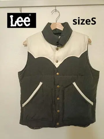 Lee 다운 베스트 사이즈 S 아메카지 다운 자켓