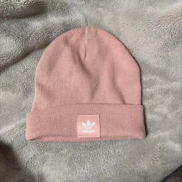 adidas 니트 모자 핑크