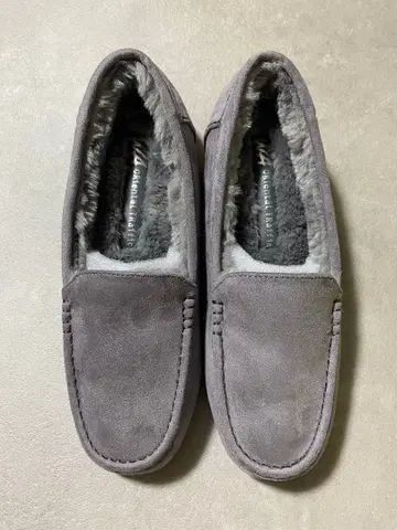 그레이 스웨이드 모카신 38 (24cm)