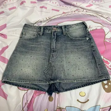 GYDA 데님 스커트 라이크 숏팬츠