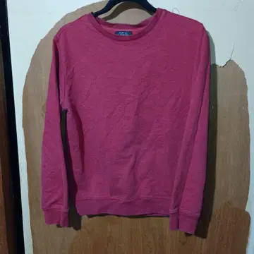 A.P.C. 와인 레드 맨투맨 M 사이즈 무지 심플