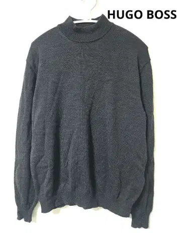 BOSS 다크 그레이 터틀넥 니트 HUGO BOSS 니트