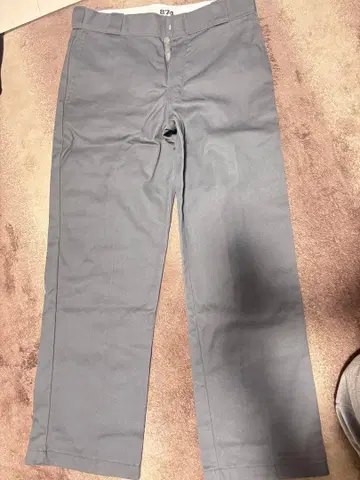 Dickies 874 오리지널 핏 그레이 치노 팬츠