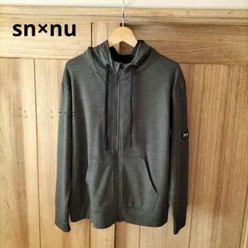 sn x nu super.natural 울 블렌드 후드티