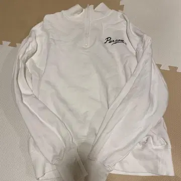 Person's 화이트 집업 트레이닝복