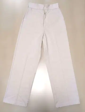 DouDou 아이보리 와이드 스트레이트 팬츠