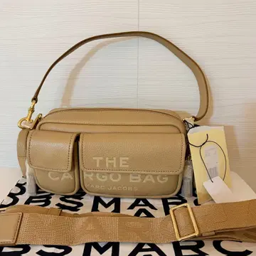 마크제이콥스 새상품 CARGO BAG 카멜 숄더백 가죽