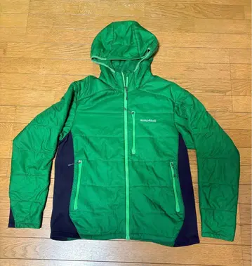 몽벨 U.L. 써마랩 후드티 Men's XL 그린 수납 봉투 포함