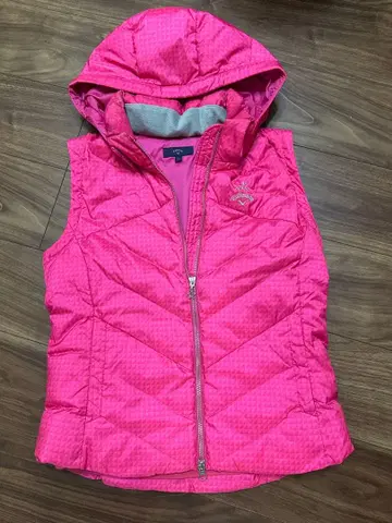 캘러웨이 여성용 다운 베스트 M 핑크