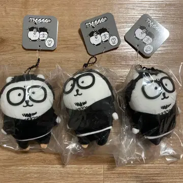 새상품 야미킨 우시지마군 나가노의 곰 마스코트 원화전 키링 3개
