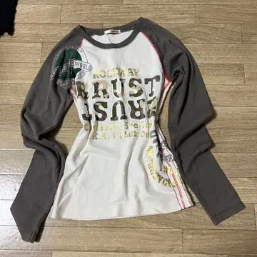 새상품급 y2k 핏 티셔츠 롱티 맥브링 헤이세이 갸루 00s 래글런