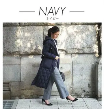 다운 자켓 네이비