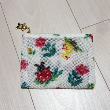 페이러 메쉬 파우치 S 화이트