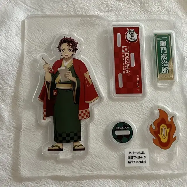 귀멸의 칼날 카마도 탄지로 피자라 콜라보 아크릴 스탠드