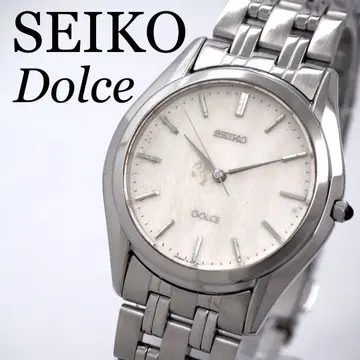310 작동 SEIKO 돌체 남성용 시계 8J41-6160 실버