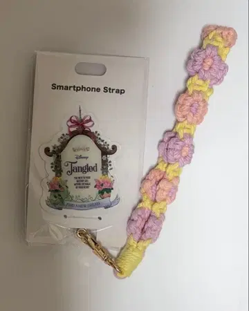 라푼젤 스트랩 스마트폰용 Disney TANGLED 15TH