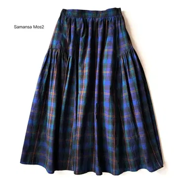 [새상품급] SM2 사만사 모스모스 절개 개더 롱 플레어 스커트