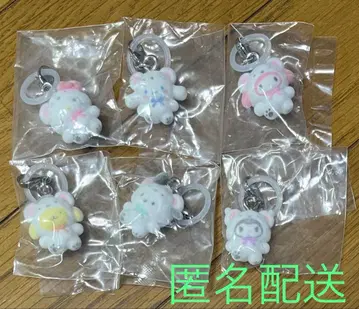 산리오 캐릭터즈 메지루시 액세서리 후와후와 스노우 전 6종