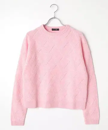 [ 미사용 새상품 ] 타카시마야 캐시미어 아이렛 패턴 풀오버