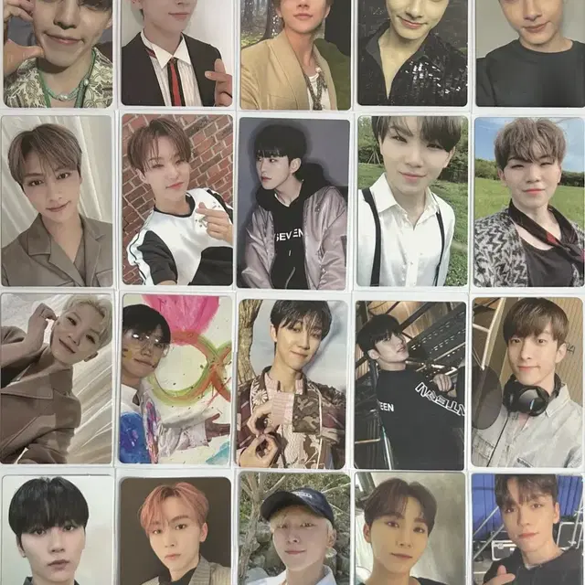 세븐틴 앨범 특전 트레카 포카 양도 장당 1000원