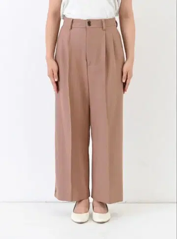 코히나 cohina 더블 버튼 스트레이트 팬츠 short