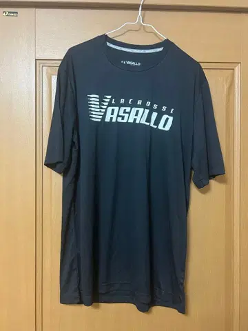 VASALLO 라크로스 블랙 T셔츠 XL