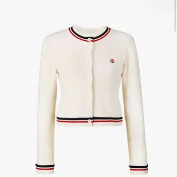 Bibiy B. BOAT CLUB CARDIGAN White
