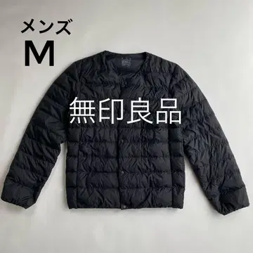 새상품급 무인양품 노카라 이너 다운 자켓 블랙 남성용 M