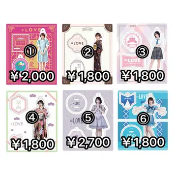 노구치 이오리 아크릴 스탠드 묶음 판매