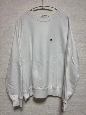 짐플렉스 크루넥 맨투맨 화이트