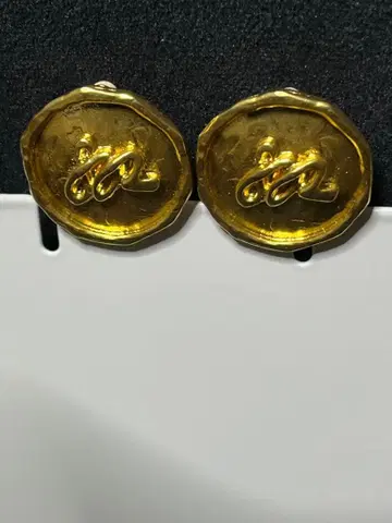 SONIA RYKIEL 골드 컬러 원형 귀찌