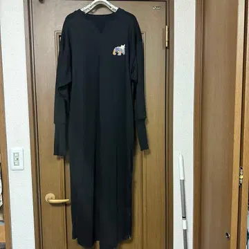 마이트 블랙 롱 원피스