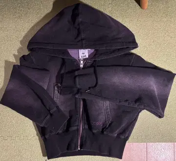 X-girl 지퍼 후드티