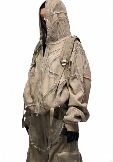 PERSONSOUL 디머저 후드티 후드티 코트